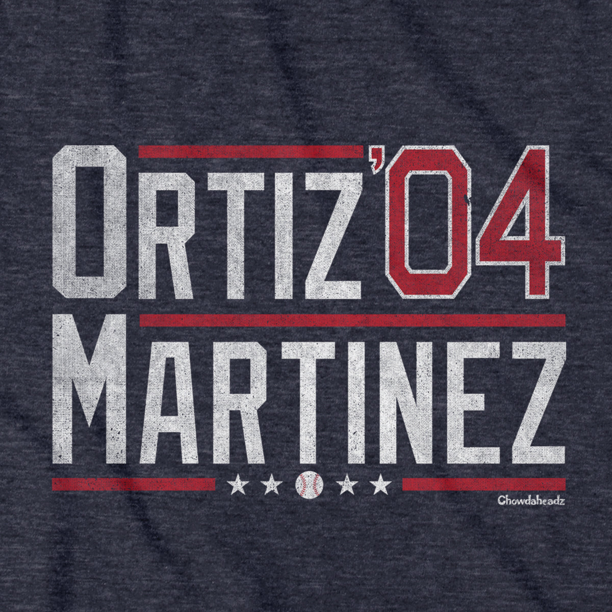 Ortiz Martinez '04 T-Shirt - Chowdaheadz