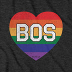 BOS Rainbow Heart T-Shirt - Chowdaheadz
