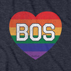 BOS Rainbow Heart T-Shirt - Chowdaheadz
