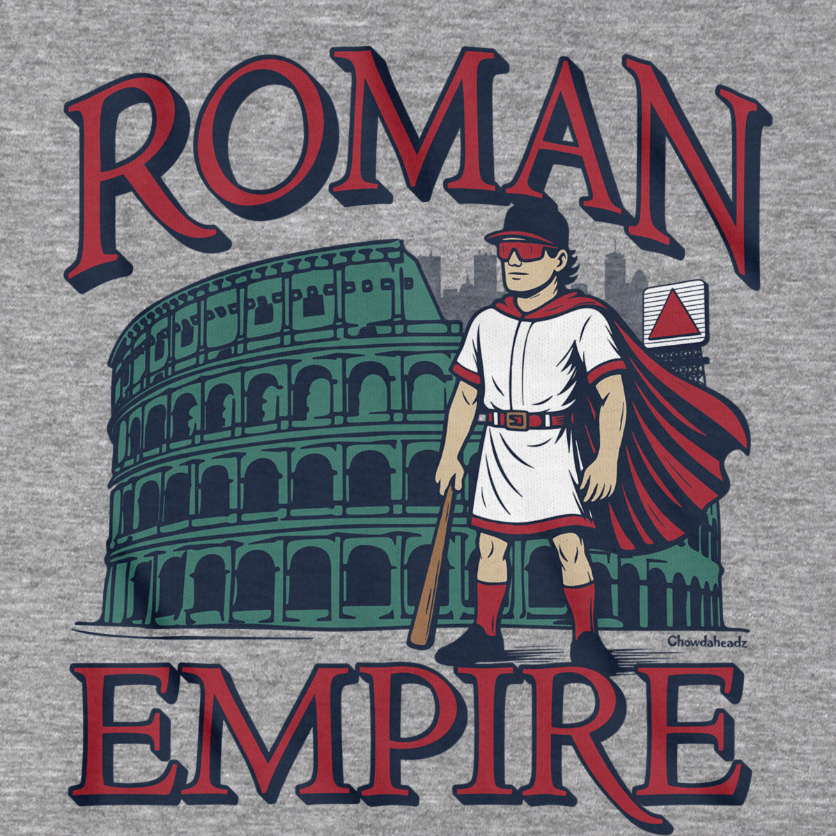 Roman Empire Baseball T-Shirt - Chowdaheadz