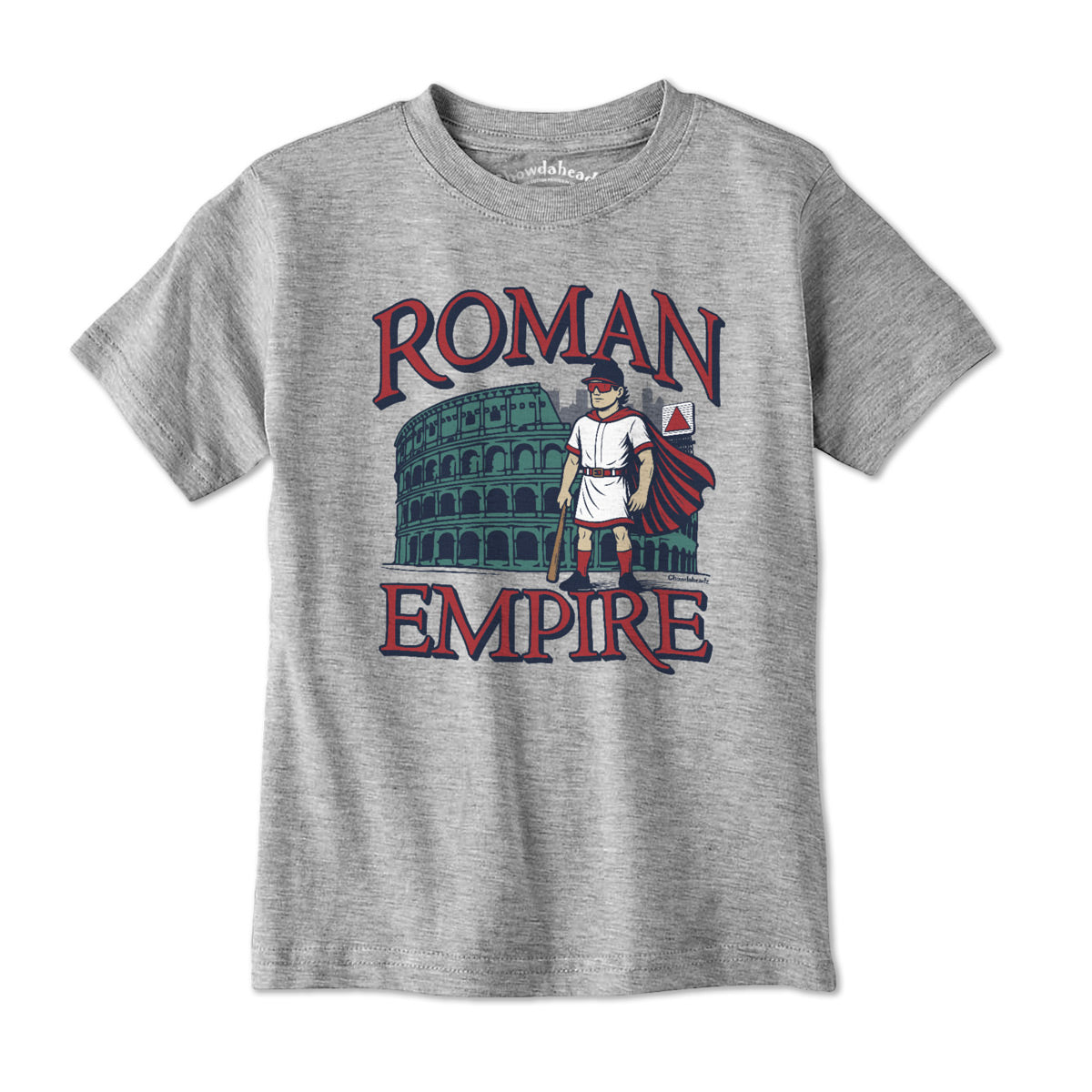 Roman Empire Baseball Youth T-shirt - Chowdaheadz