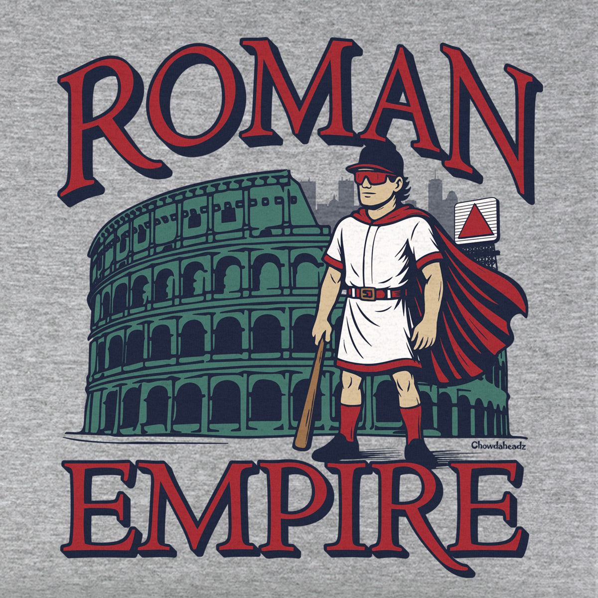 Roman Empire Baseball Youth T-shirt - Chowdaheadz