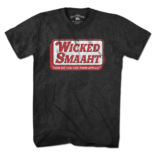 Wicked Smaaht Market Sign T-Shirt - Chowdaheadz