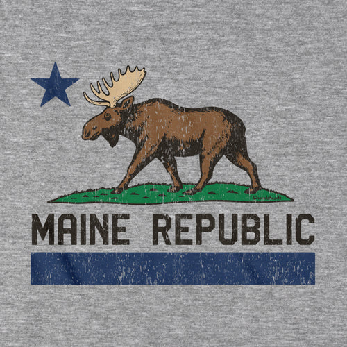 Maine Republic Moose T-Shirt - Chowdaheadz