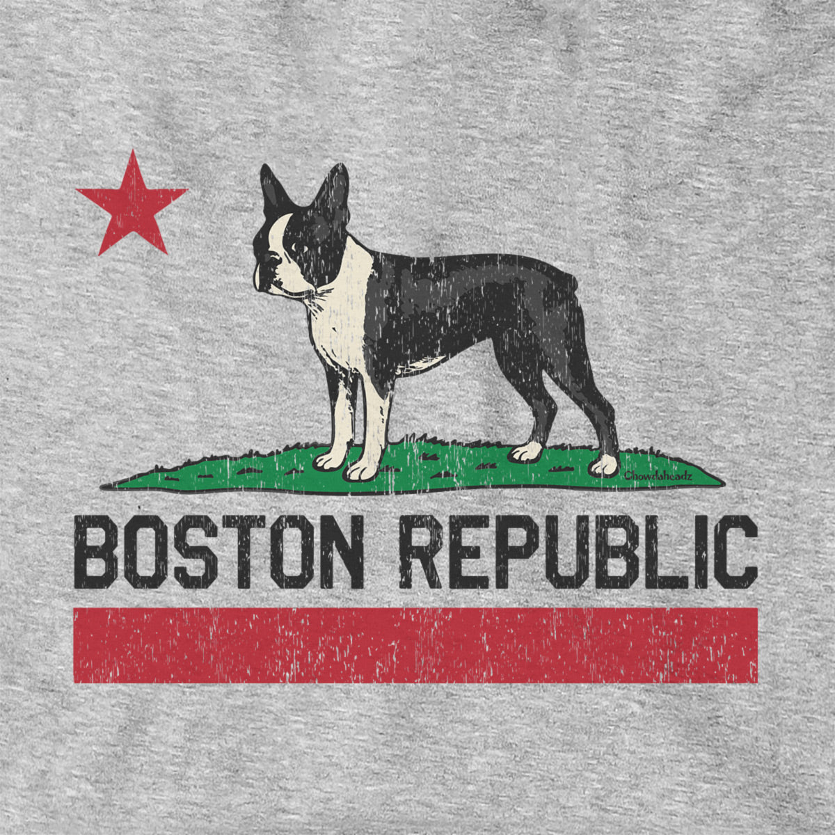 Boston Republic Terrier Hoodie - Chowdaheadz