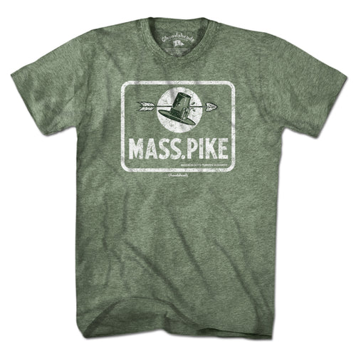 Vintage Mass Pike Sign T-Shirt - Chowdaheadz