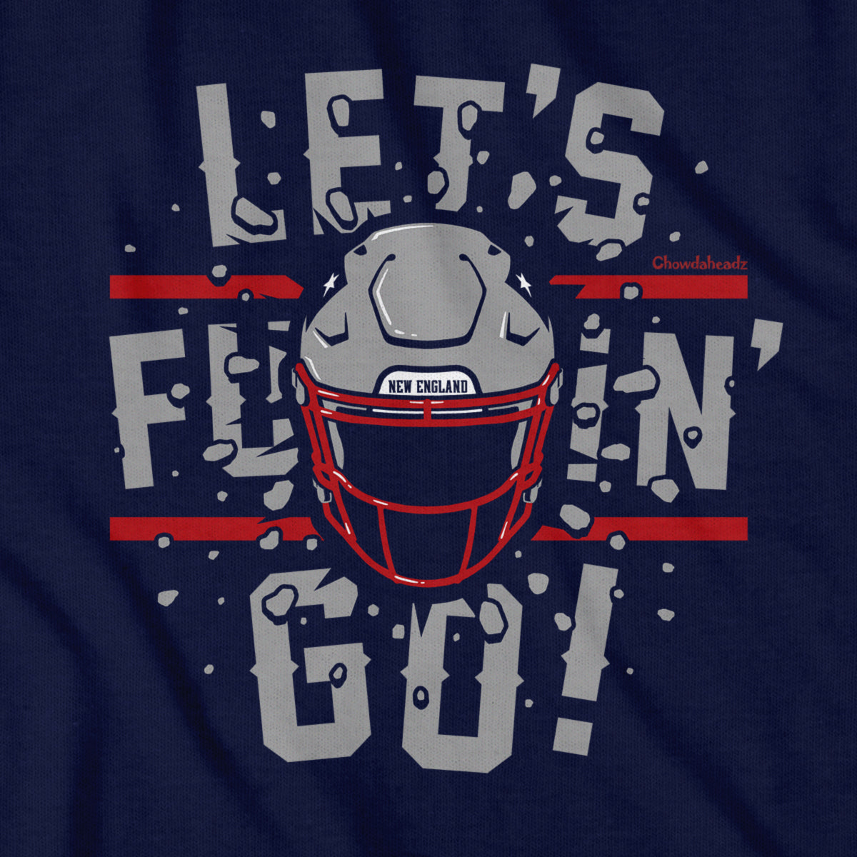 LFG Football Helmet T-Shirt - Chowdaheadz