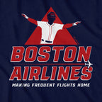 Boston Airlines Baseball T-Shirt