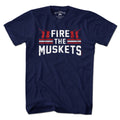 Fire The Muskets New England Football T-Shirt