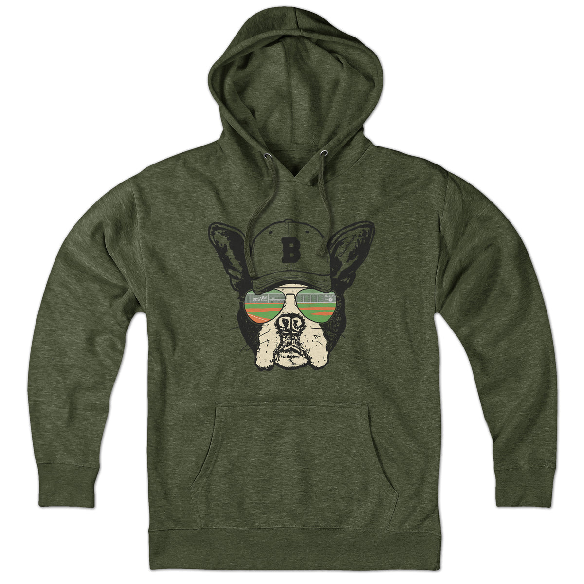 Boston Terrier Baseball Hoodie - Chowdaheadz