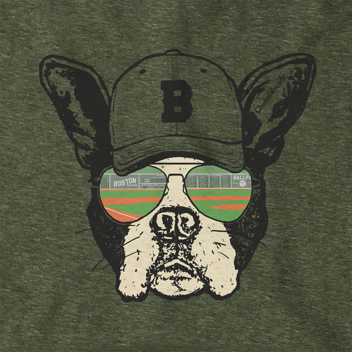 Boston Terrier Baseball Hoodie - Chowdaheadz