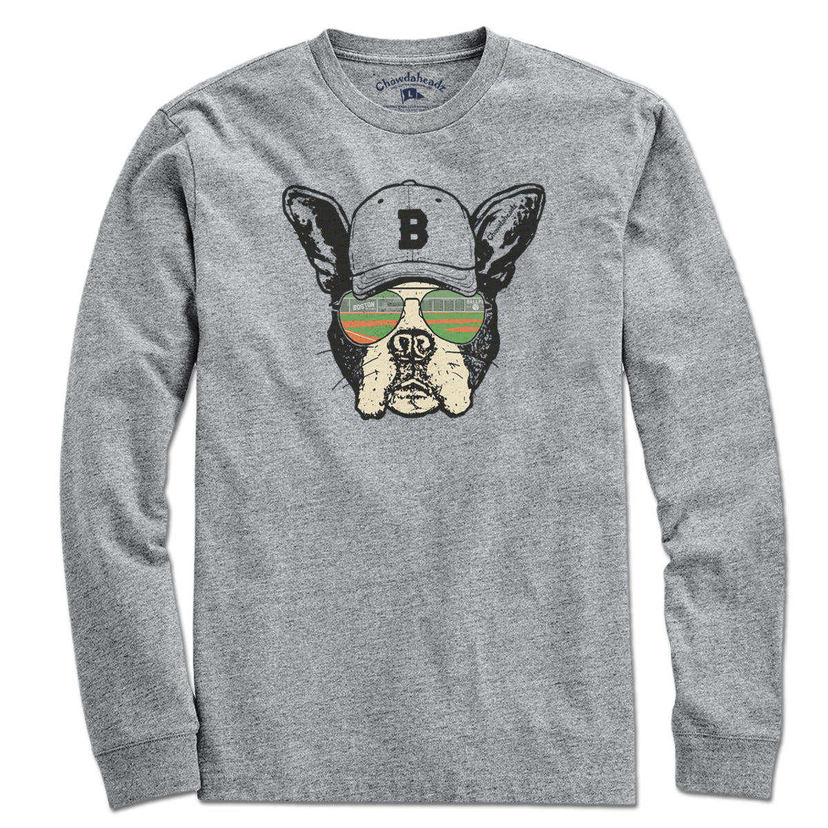 Boston Terrier Baseball T-Shirt - Chowdaheadz