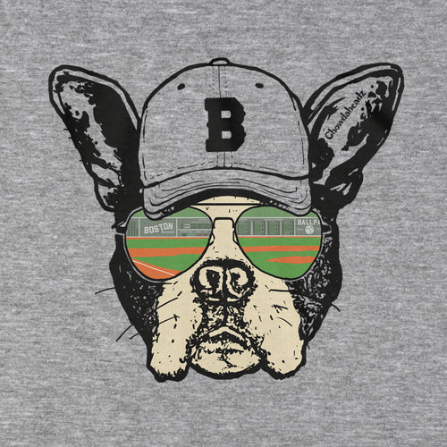 Boston Terrier Baseball T-Shirt - Chowdaheadz