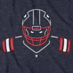 Neon New England Football Hoodie