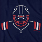 Neon New England Football Youth Hoodie - Chowdaheadz