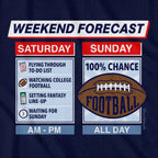 Football Weekend Forecast T-Shirt
