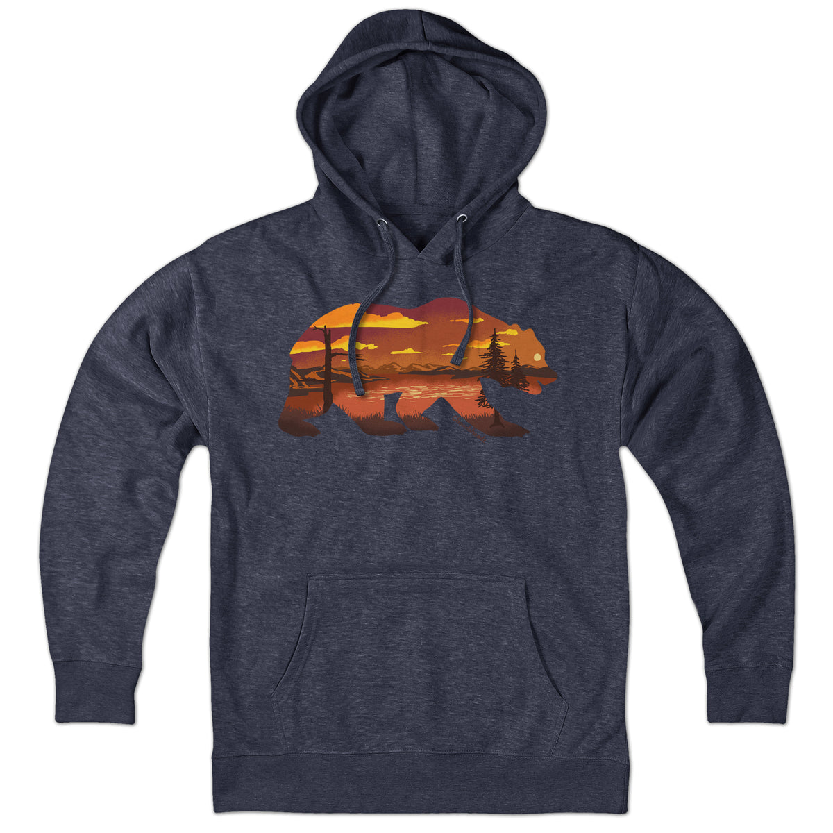 Lakeside Bear Silhouette Hoodie