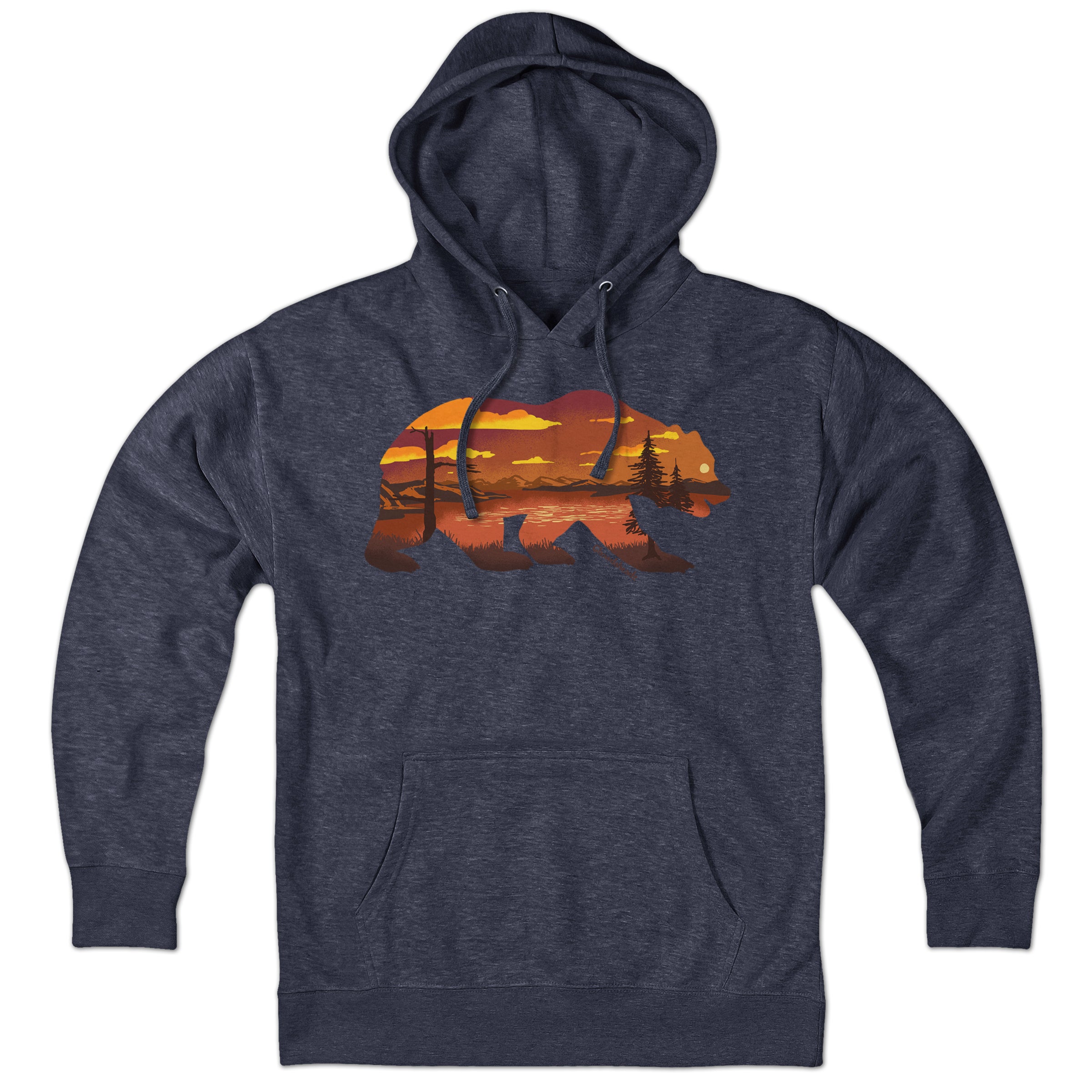 Lakeside Bear Silhouette Hoodie