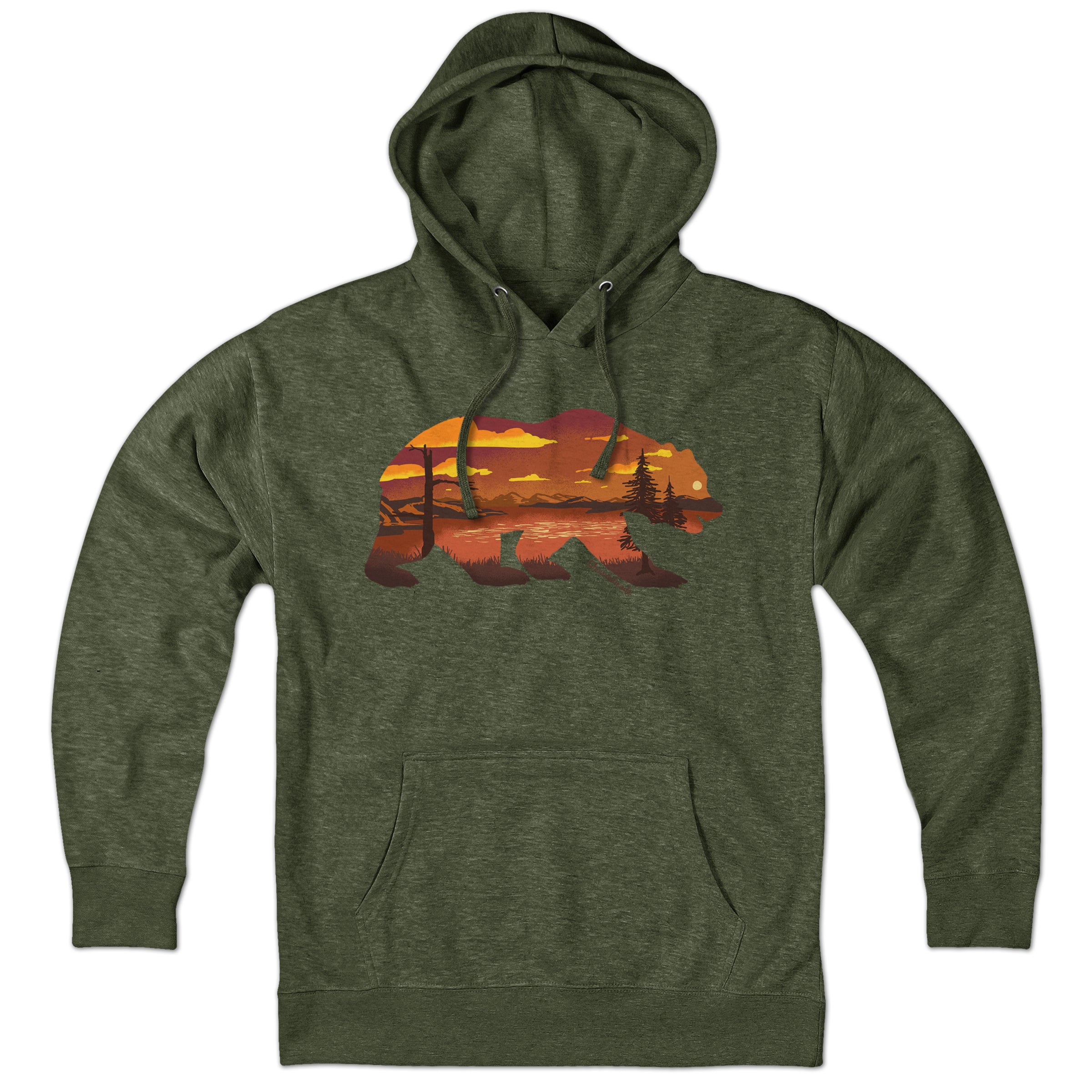 Lakeside Bear Silhouette Hoodie