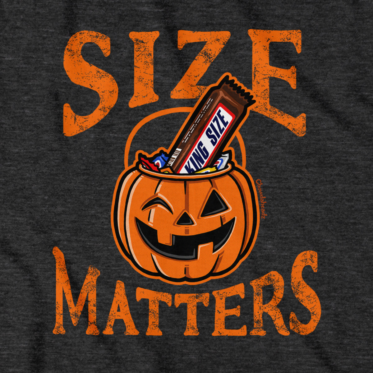 Size Matters Halloween Candy T-Shirt - Chowdaheadz