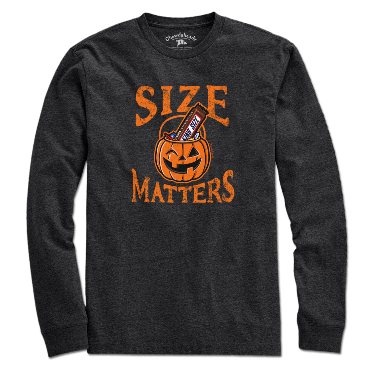 Size Matters Halloween Candy T-Shirt - Chowdaheadz