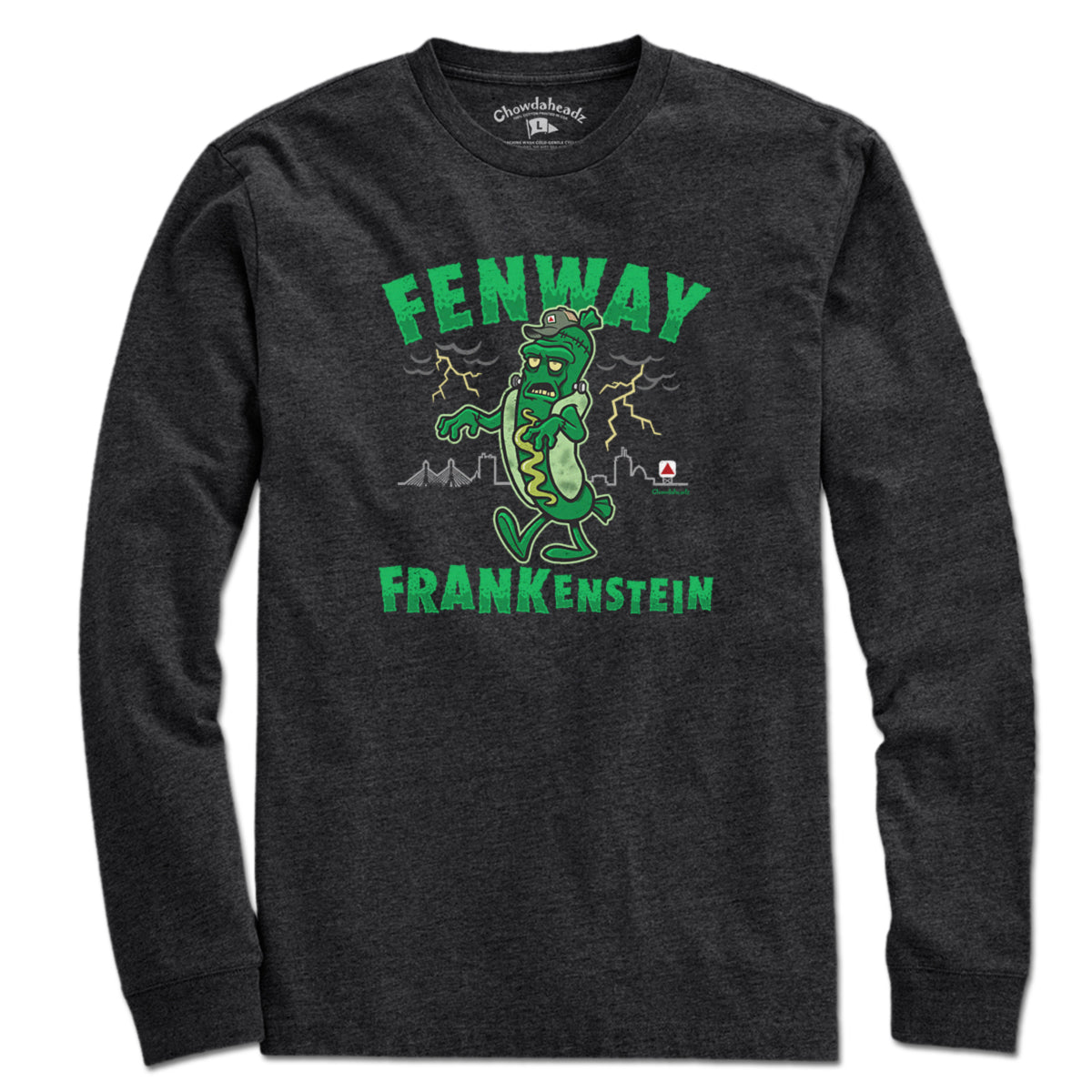 Fenway Frankenstein Halloween T-Shirt - Chowdaheadz