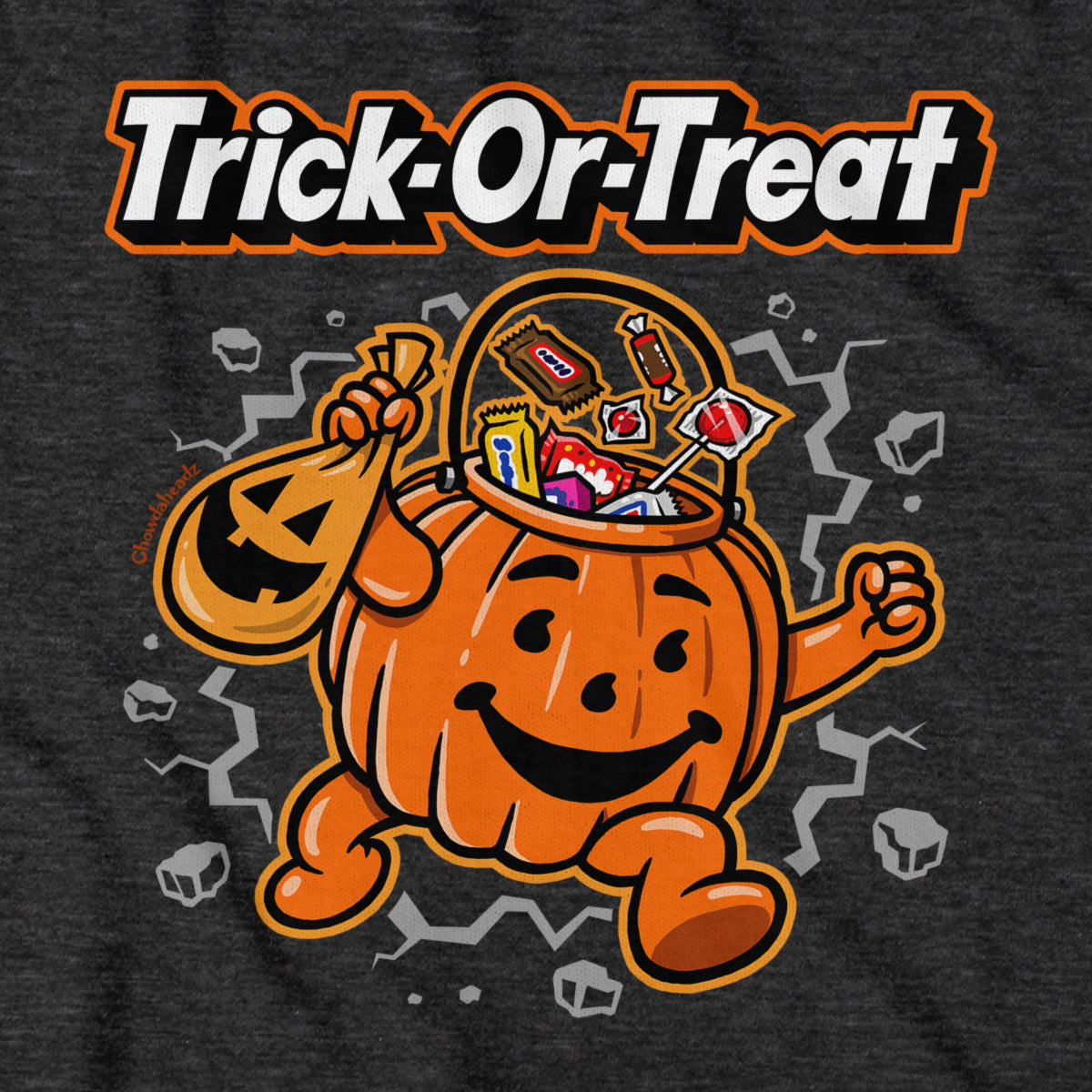 Trick-Or-Treat Pumpkin Man T-Shirt