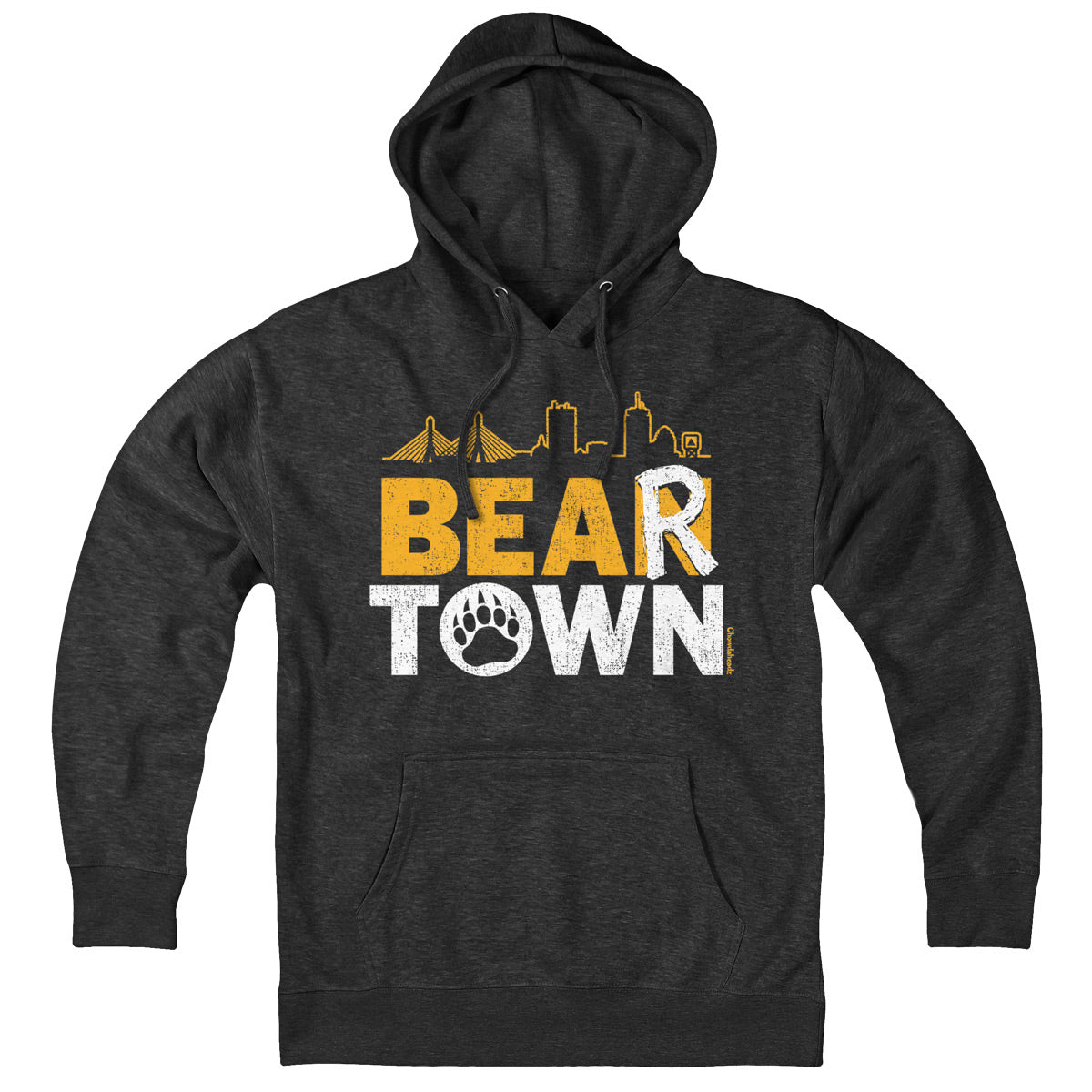 Boston Hockey Bear Town Hoodie