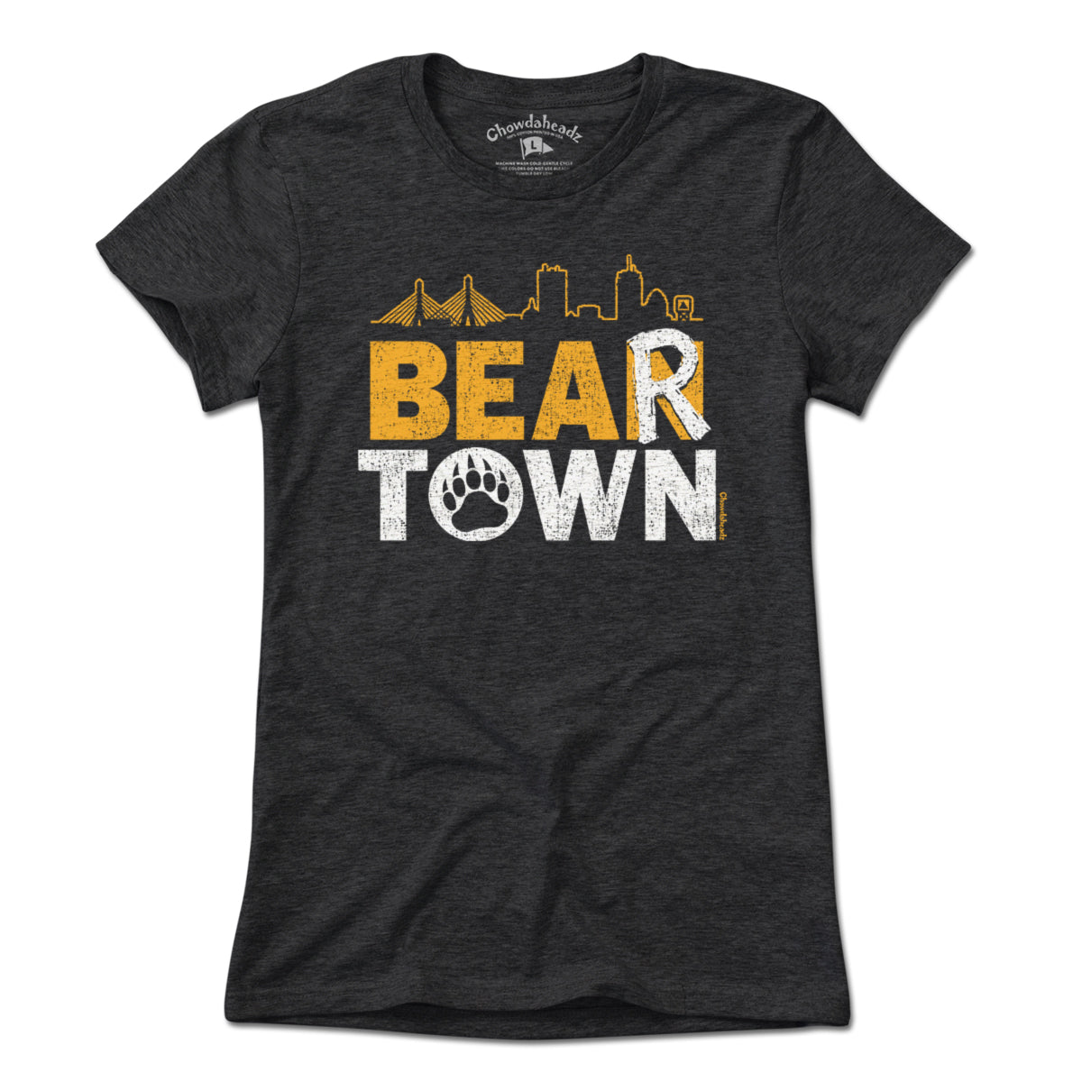 Boston Hockey Bear Town T-Shirt - Chowdaheadz