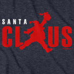 Jumping Santa Claus Logo Hoodie