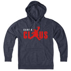 Jumping Santa Claus Logo Hoodie