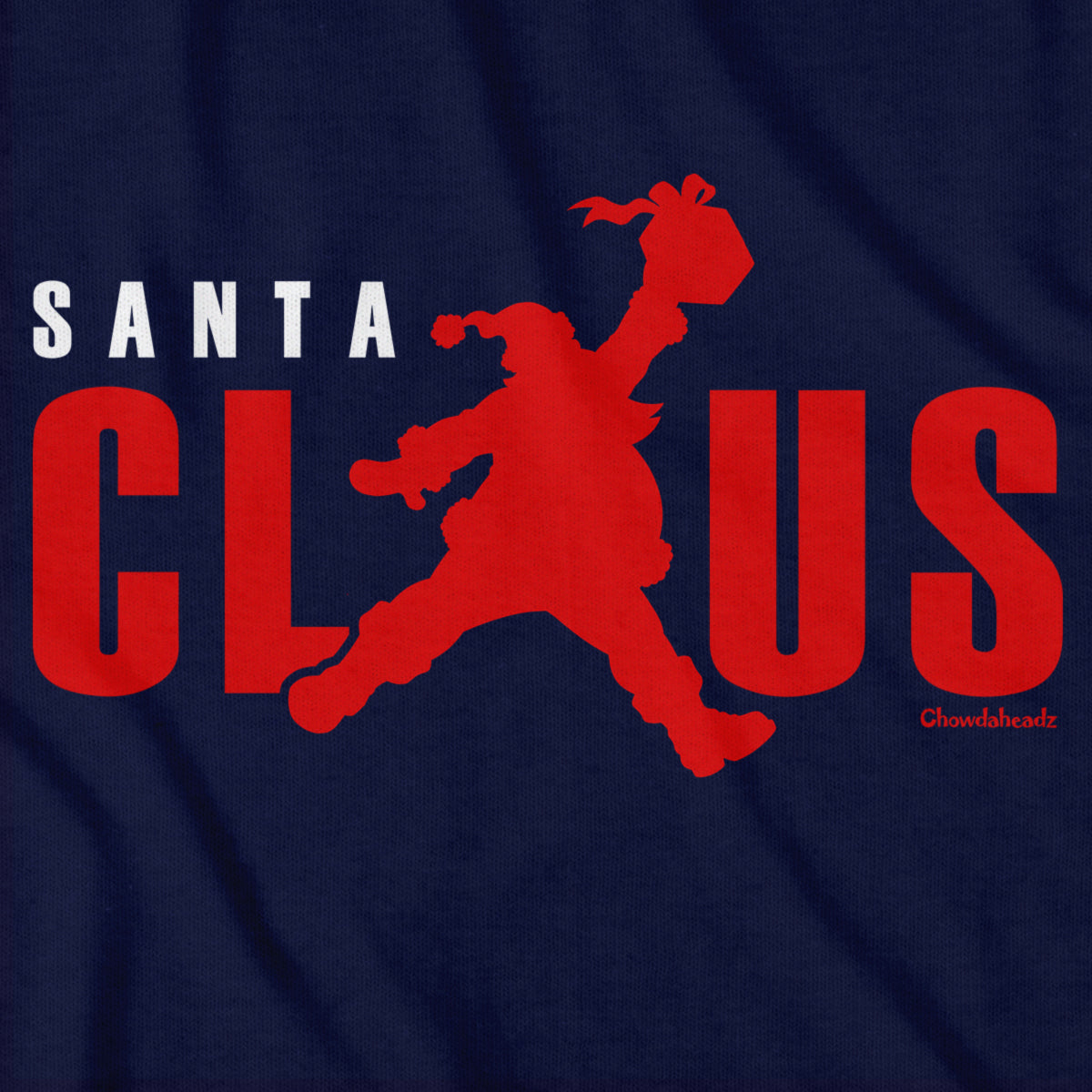 Jumping Santa Claus Logo Youth Hoodie