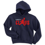 Jumping Santa Claus Logo Youth Hoodie
