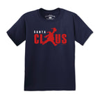 Jumping Santa Claus Logo Youth T-Shirt