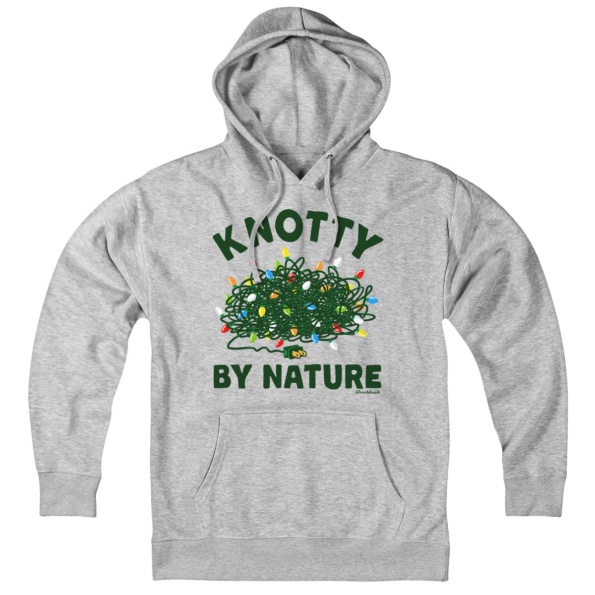 Knotty By Nature Christmas Lights Hoodie