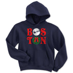 Boston Stacked Christmas Youth Hoodie