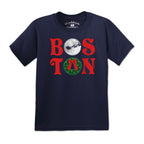 Boston Stacked Christmas Youth T-Shirt