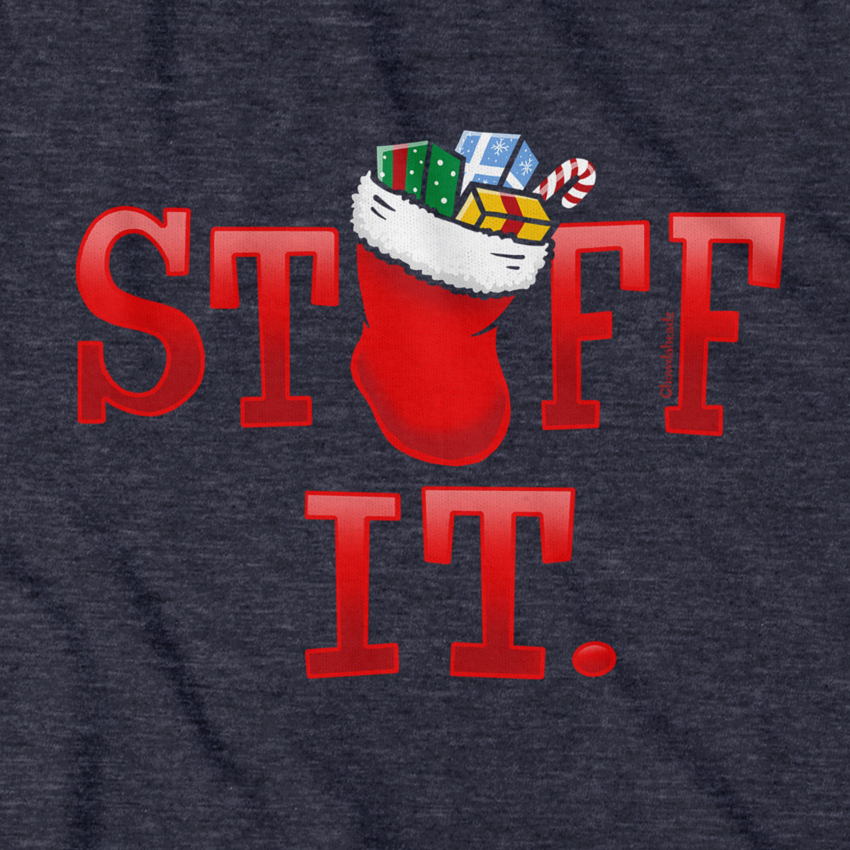 Stuff It Christmas Stocking Hoodie