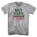 Diet Starts In January T-Shirt