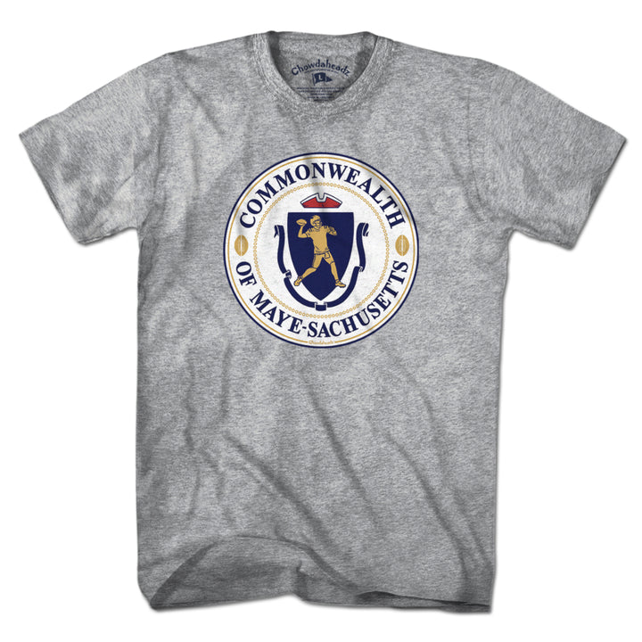 Commonwealth Of Maye-sachusetts Seal T-Shirt - Chowdaheadz