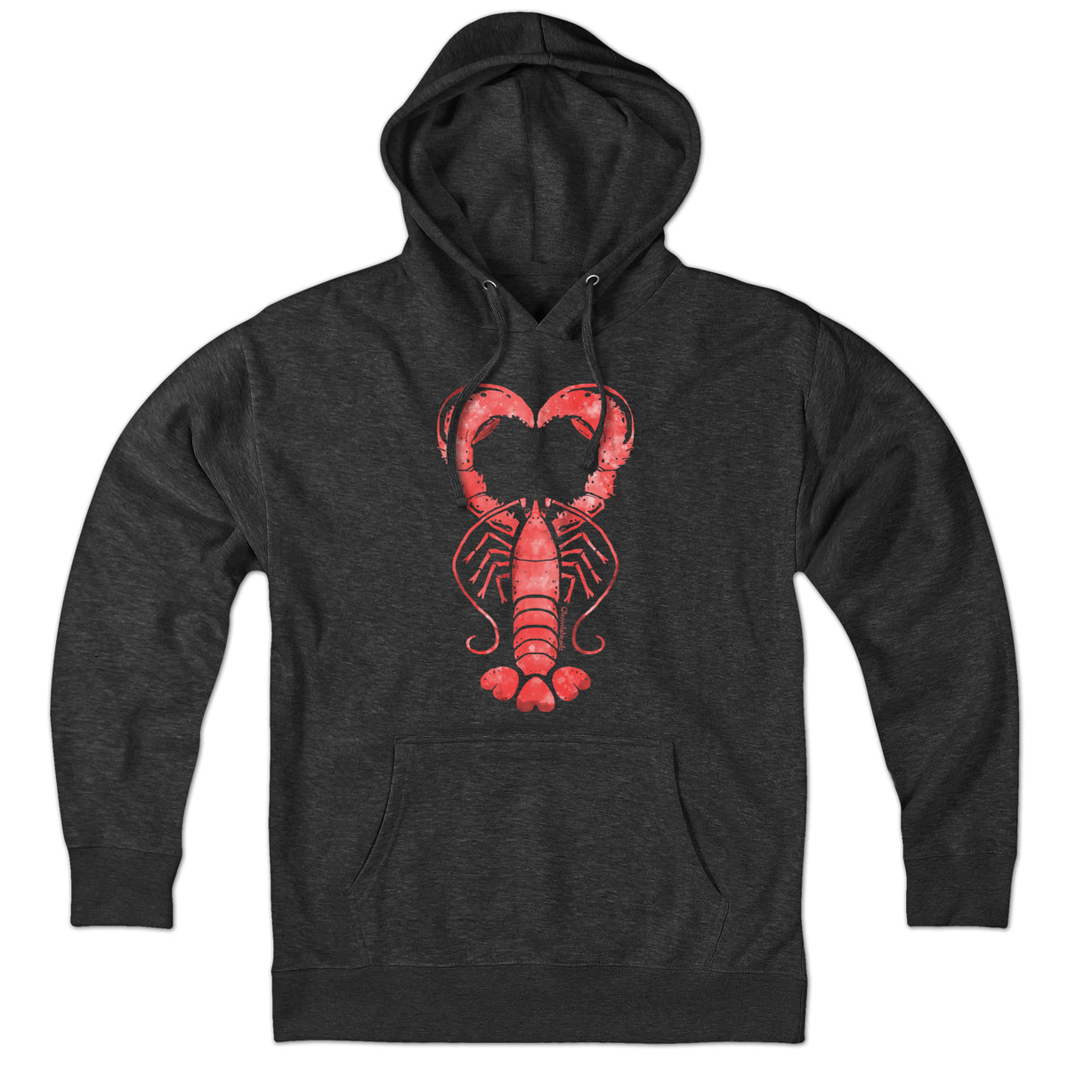 Lobster Heart Tie Dye Hoodie - Chowdaheadz