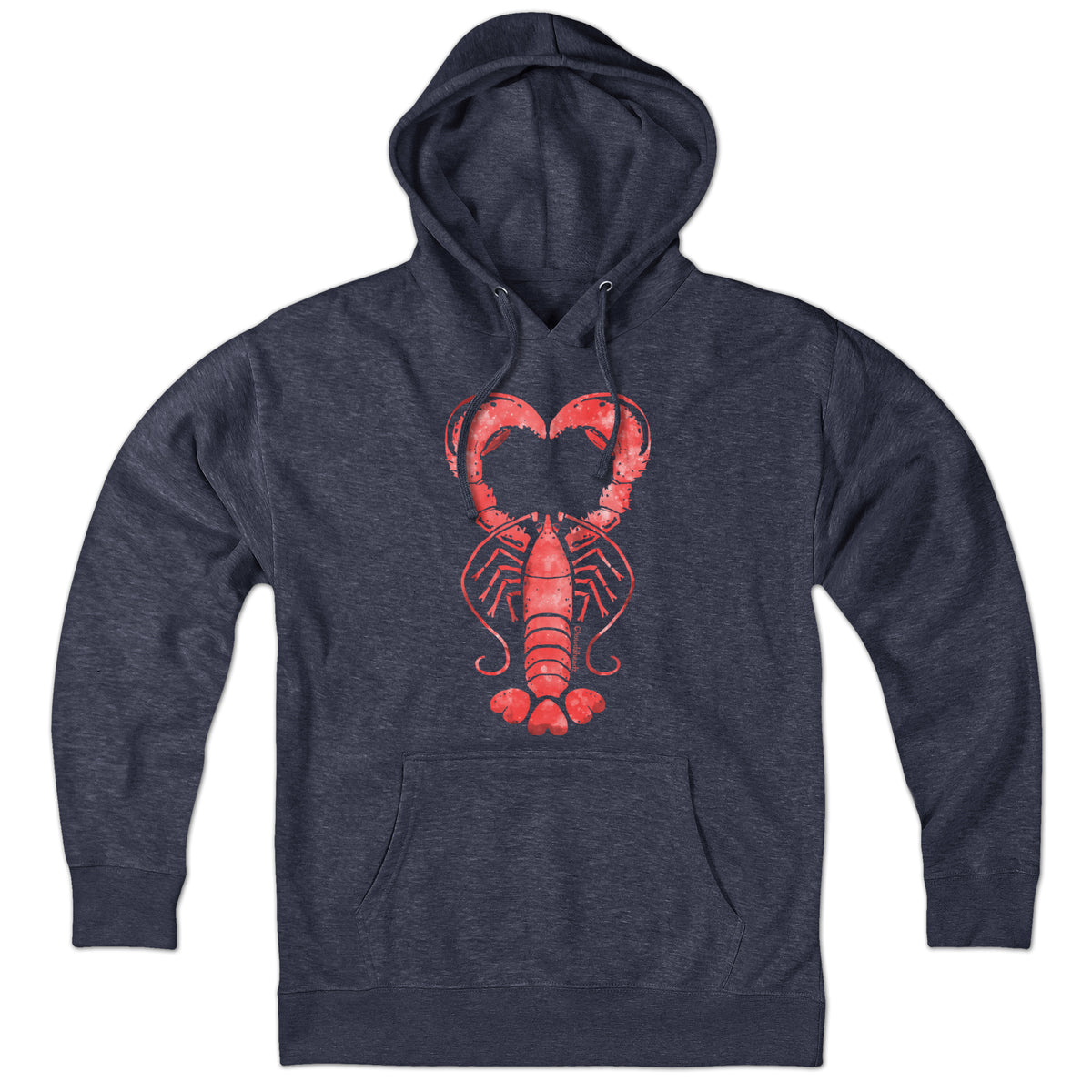 Lobster Heart Tie Dye Hoodie - Chowdaheadz