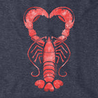 Lobster Heart Tie Dye Hoodie - Chowdaheadz
