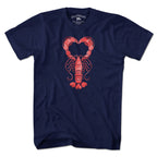 Lobster Heart Tie Dye T-Shirt - Chowdaheadz