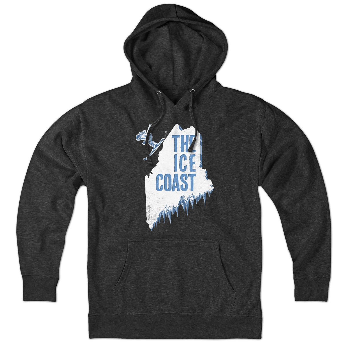 Maine The Ice Coast Hoodie - Chowdaheadz