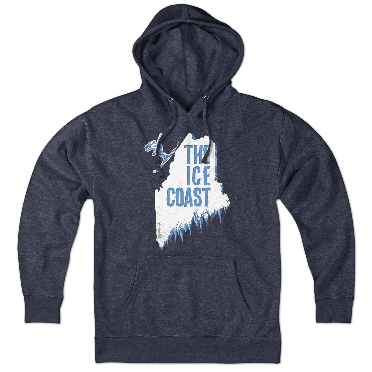 Maine The Ice Coast Hoodie - Chowdaheadz