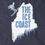 Maine The Ice Coast Hoodie - Chowdaheadz