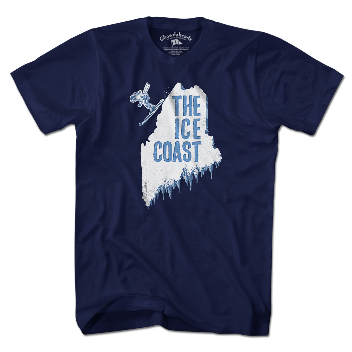 Maine The Ice Coast T-Shirt - Chowdaheadz
