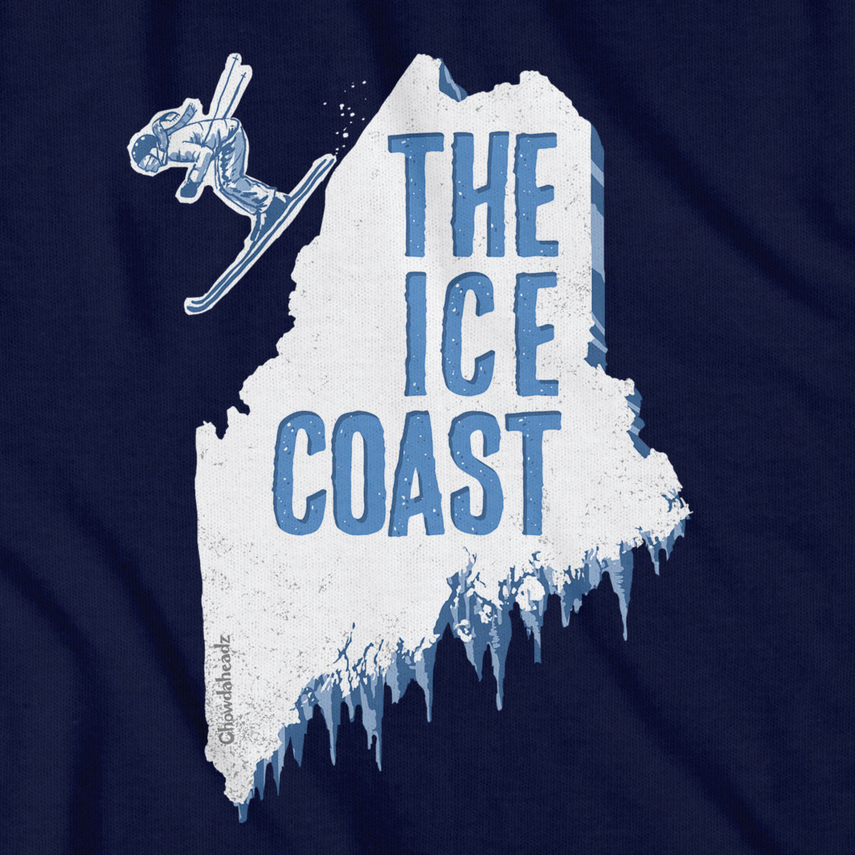 Maine The Ice Coast T-Shirt - Chowdaheadz