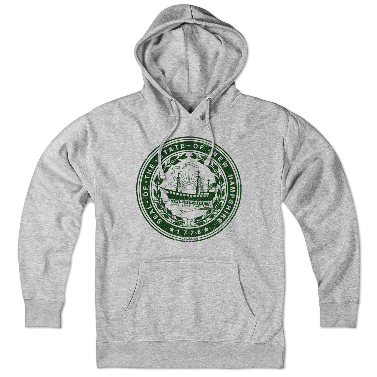 New Hampshire State Seal Hoodie - Chowdaheadz
